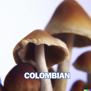 Colombia cubensis mushroom from spores