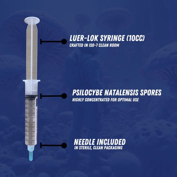 Eden Shrooms Spore Syringe Contents (Blue Meanies)