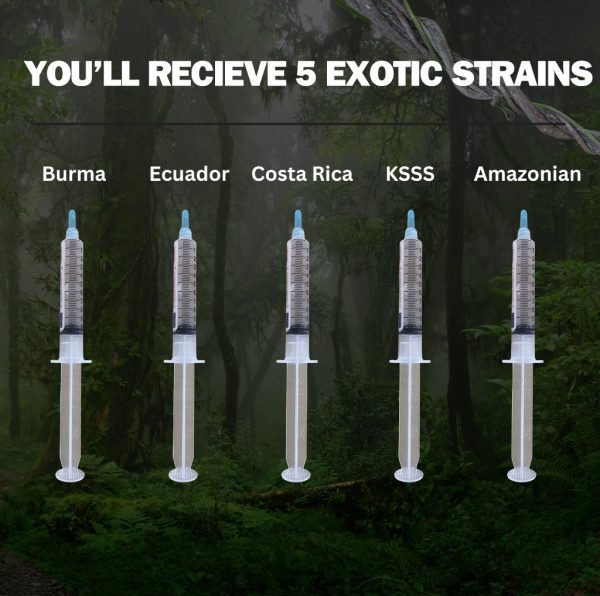 Sacred Jungle Pack spore syringe list
