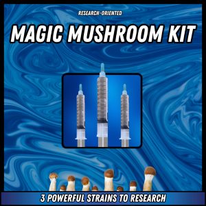 Magic Mushroom grow kit with spore syringes